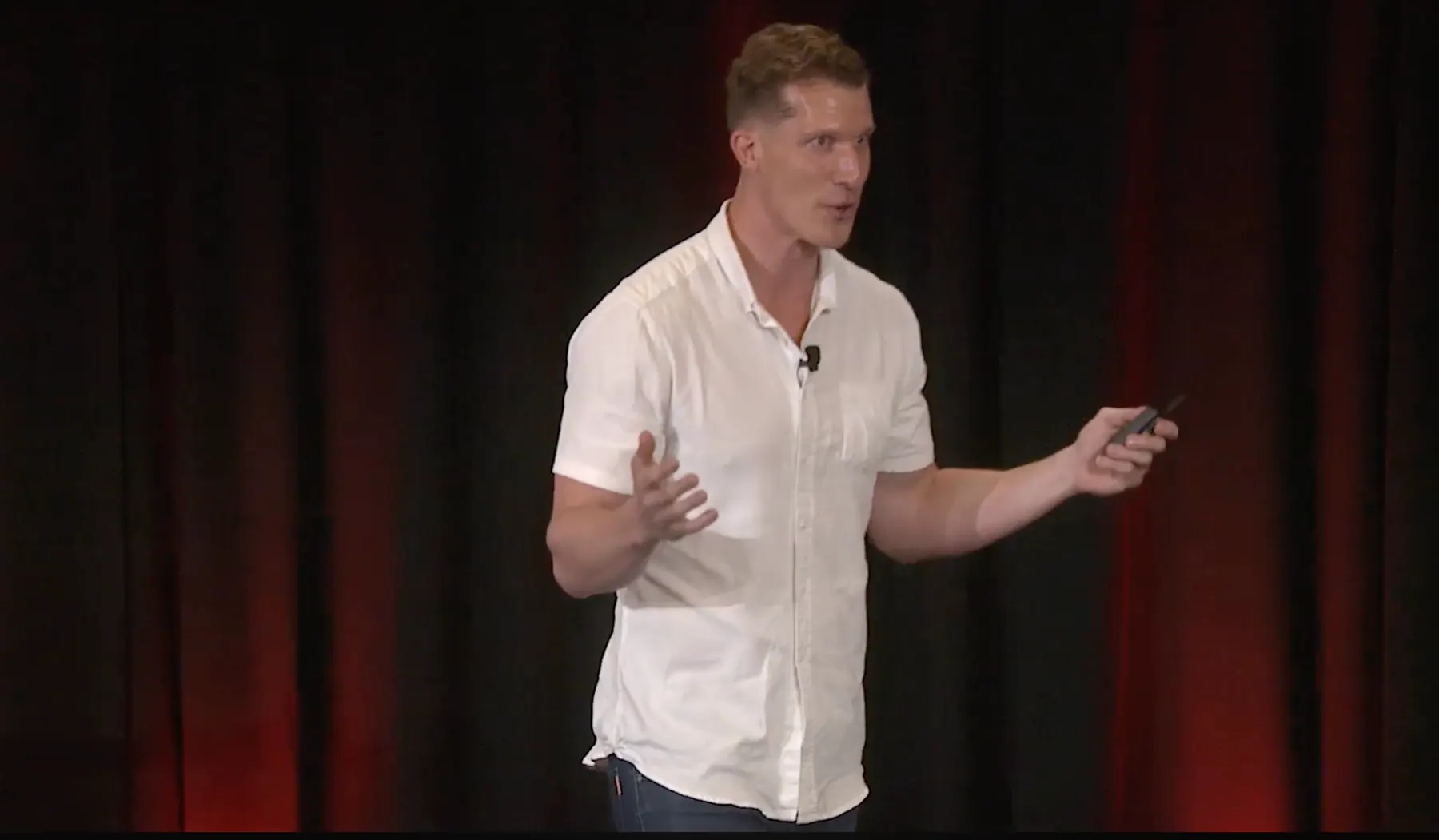 Jesse Henry speaking at Real Leaders Unite